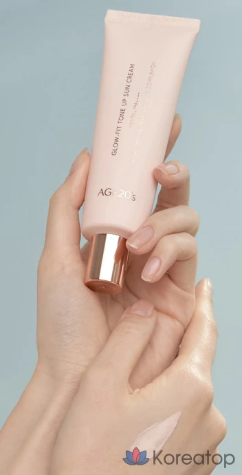 Солнцезащитный крем Age 20's Glow Fit Tone-Up SPF50+ PA++++, 50 мл, 1 шт.