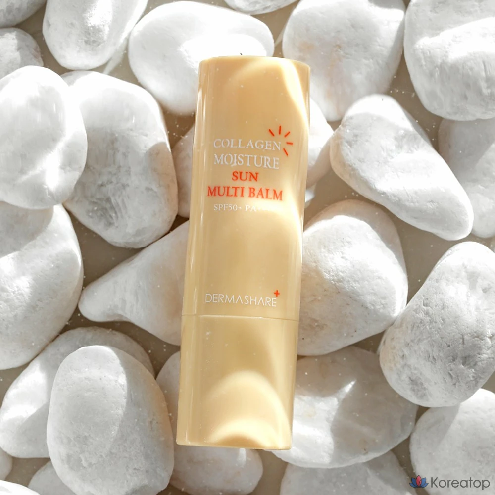 Увлажняющий солнцезащитный бальзам Dermashare Collagen Moisture Sun Multi-Balm SPF50+ PA++++, 11 г, 1 шт.