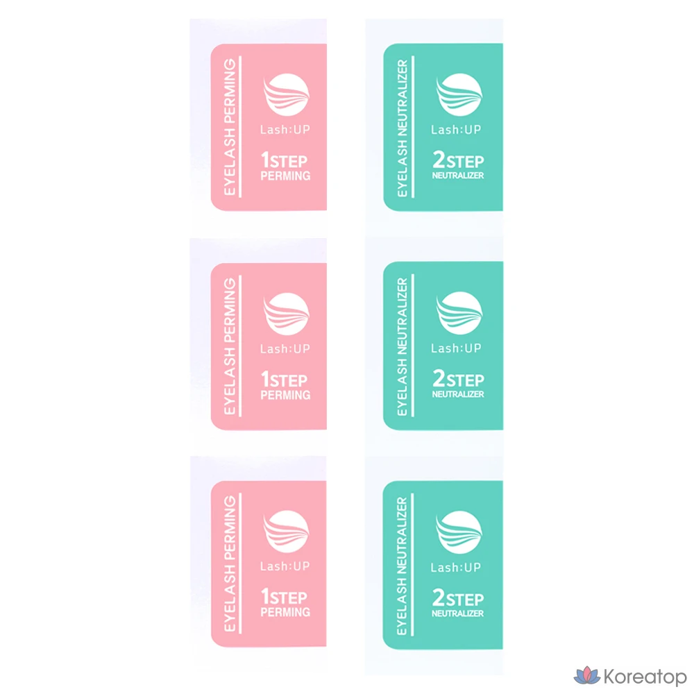 Набор для перманентного макияжа бровей и ресниц Lash:Up, этапы 1 + 2, 30 комплектов.