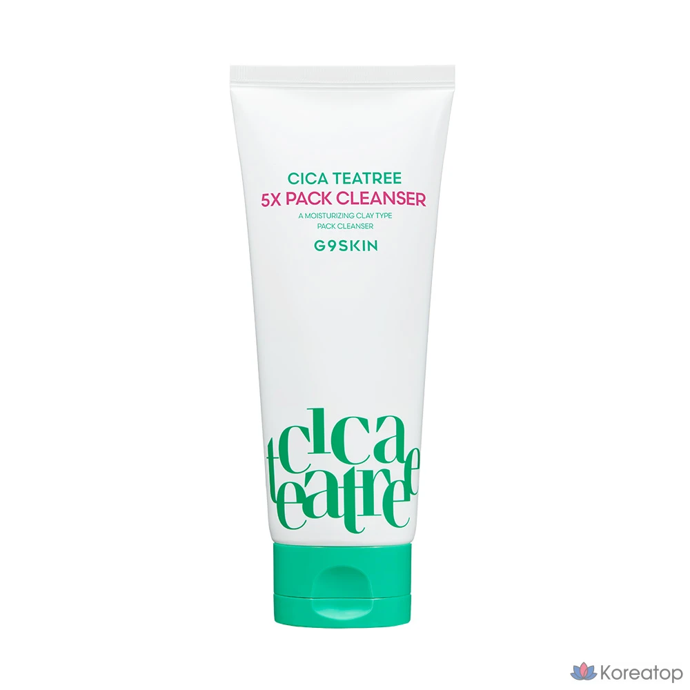 Очищающее средство Gina Skin Cica Tea Tree, набор из 5 флаконов, 1 шт., 150 мл.