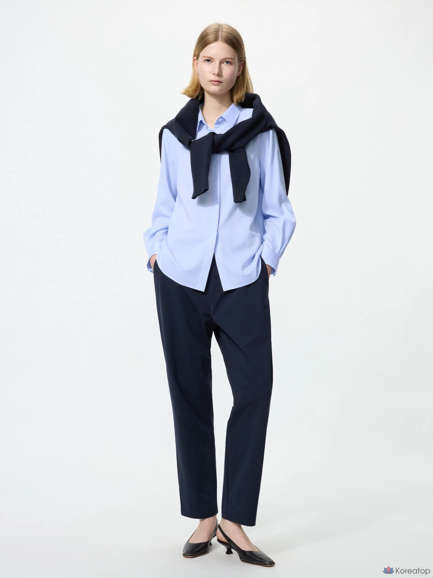 Брюки Uniqlo Ultra Stretch Active Tapered Pants, длина штанины 65–71 см