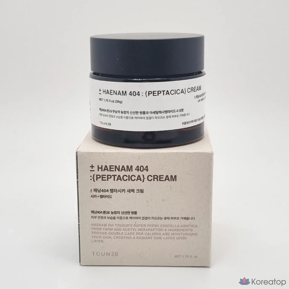 Тон 28 Haenam 404 Peptacica Dawn Cream Cica Care Haenam 404 Glow TOUN28 Сухой крем, 50 г, 1 шт.