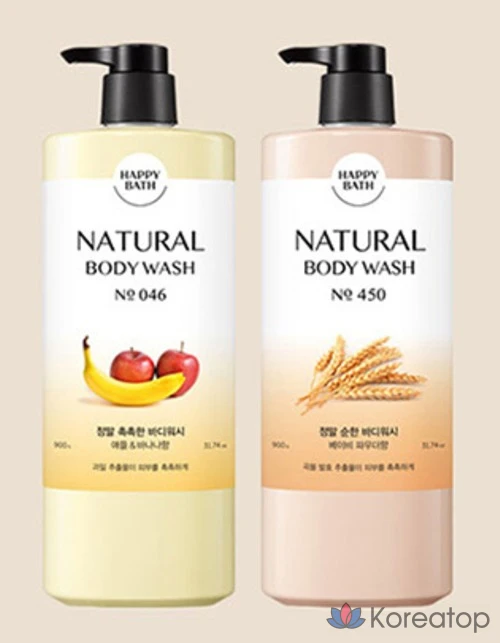 Натуральный увлажняющий гель для душа Happy Bath с фруктовым ароматом, 900 г, 1 шт., фото 6