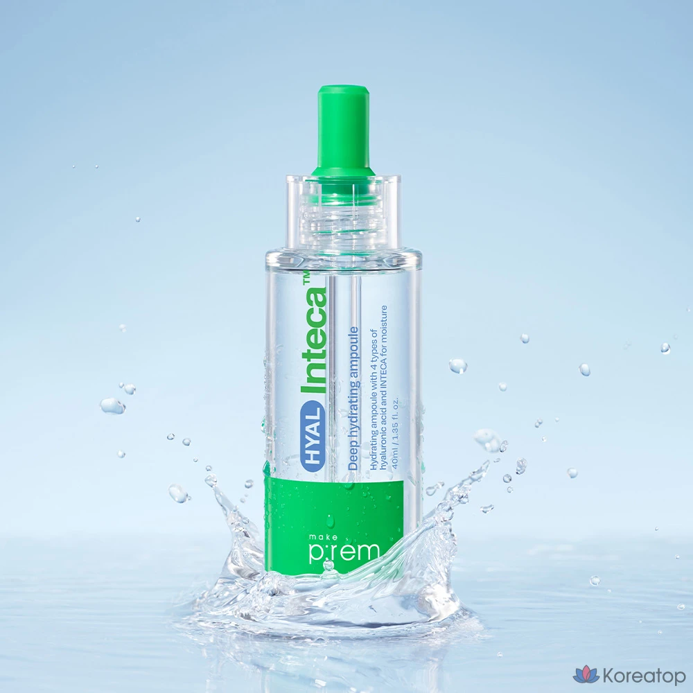 Увлажняющая ампула MAKE P:REM Hyal Inteca 40 мл (+ крем Inteca 31 мл), 40 г, 1 комплект, фото 5