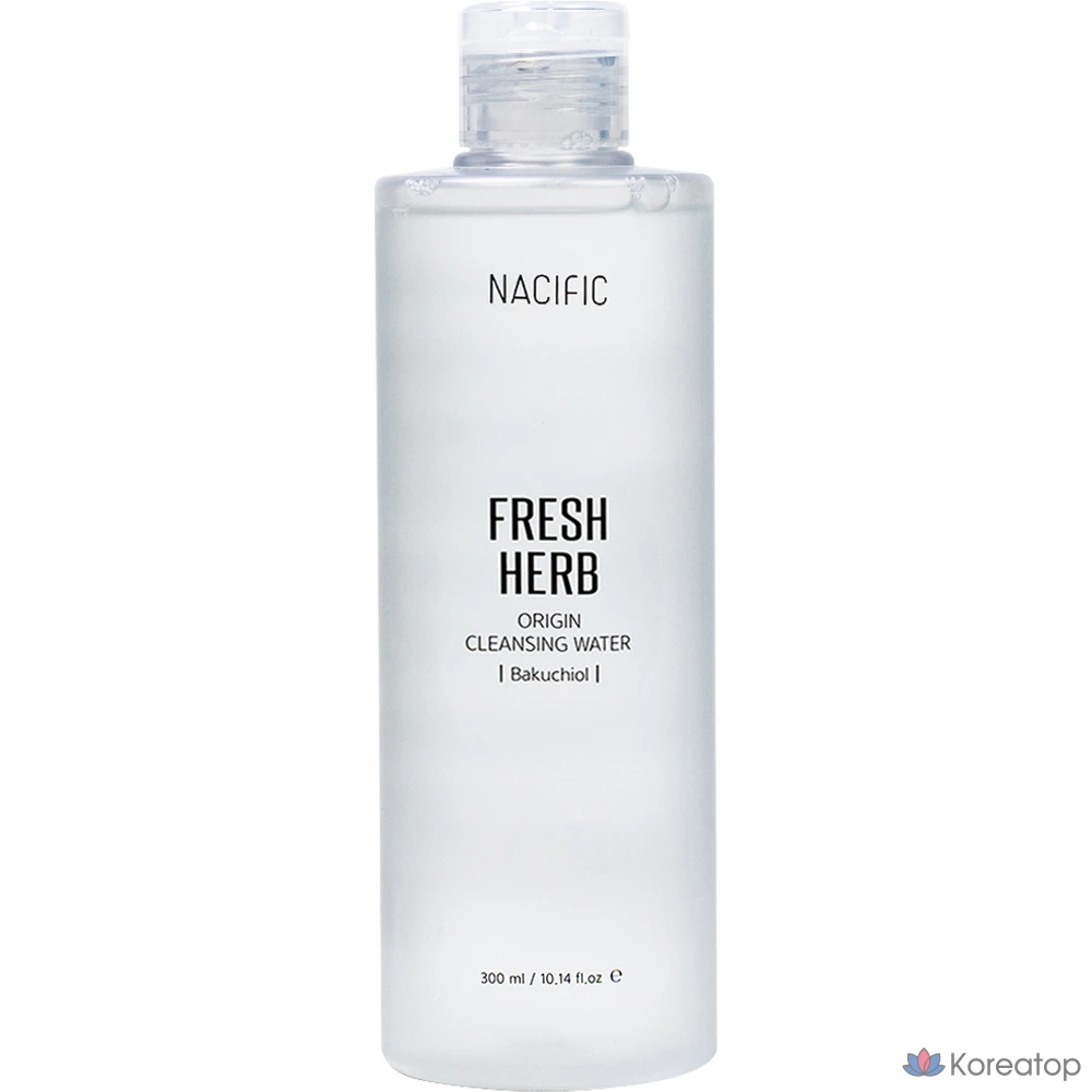 Очищающая вода NACIFIC Fresh Herb Origin с бакучиолом, 300 мл, 1 шт.