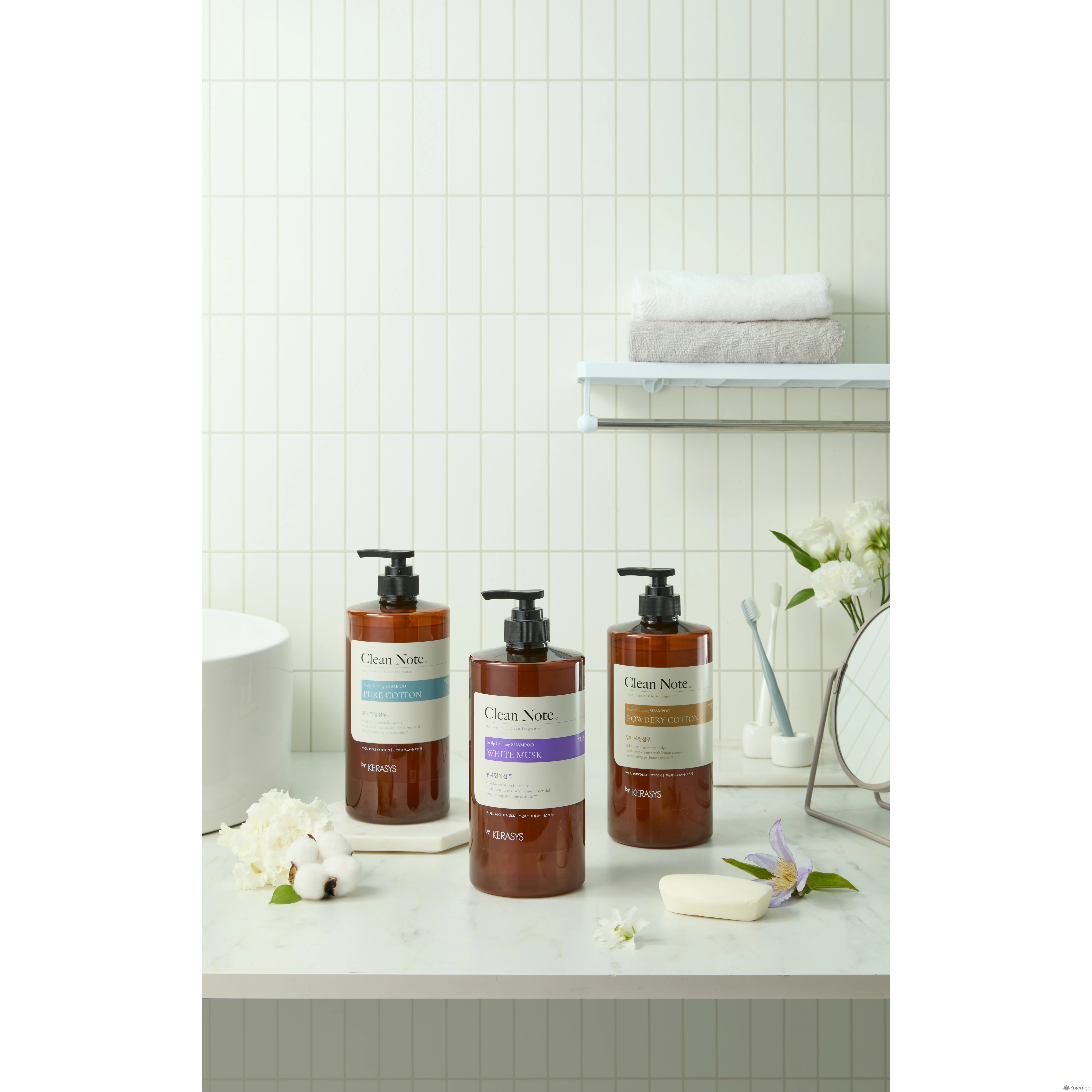 Шампунь KeraSys Clean Note White Musk, 1 л, 1 бутылка