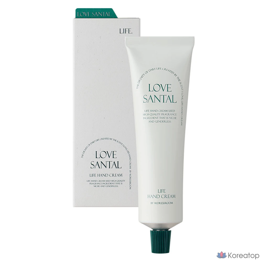 Крем для рук W.Dressroom Life Love Santal, 50 мл, 1 шт.