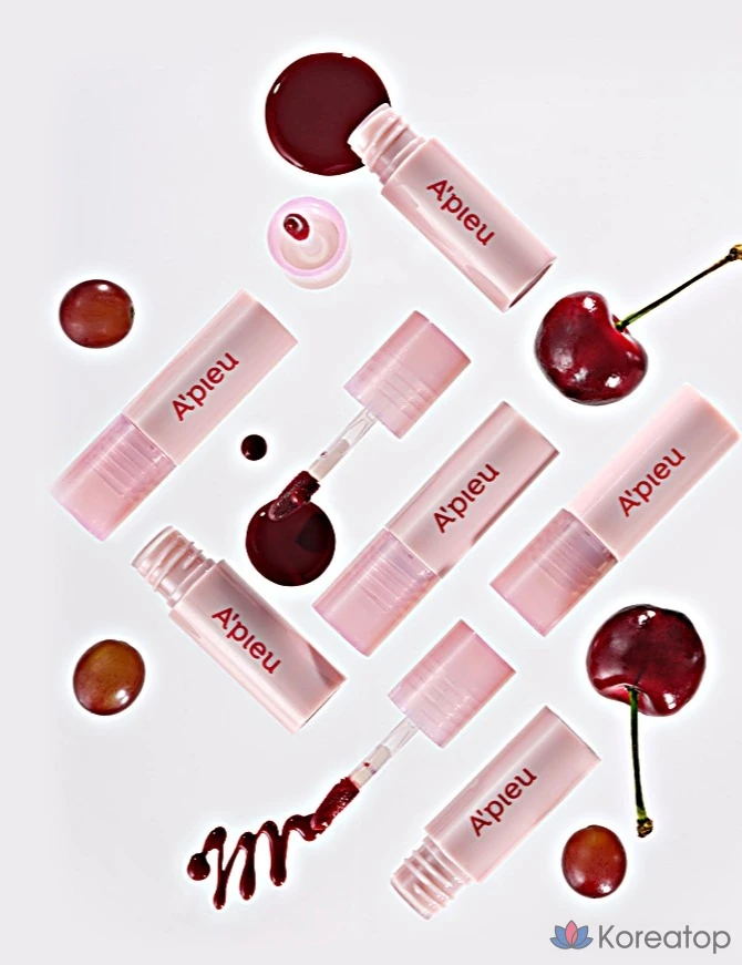 A'Pieu Juicy Pang Dewy Glow Mini Tint, 1 шт., 01 Cherry Syrup