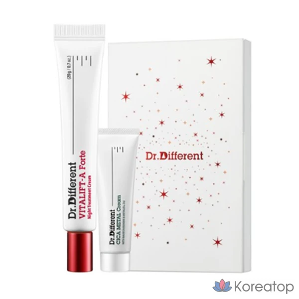 Dr. Different Vitalift A Forte 20 г + Cica Metal Cream 10 г, 7 комплектов.