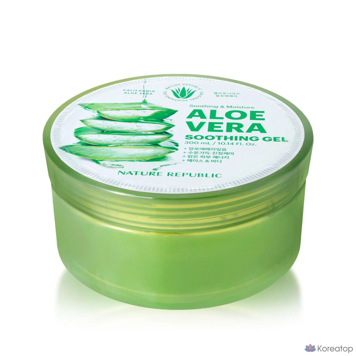 Успокаивающий и увлажняющий гель с алоэ вера Nature Republic, 300 мл, 1 шт.