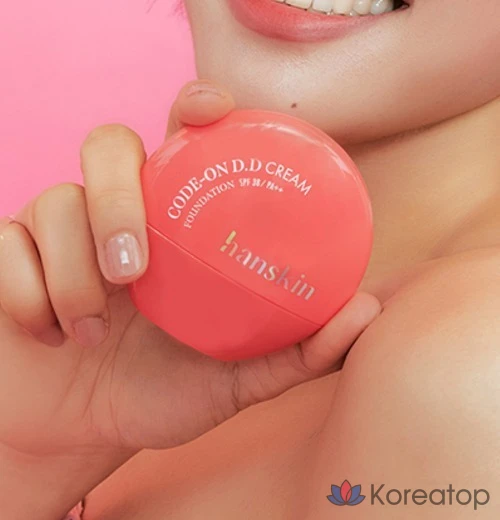 Тональный крем HANSKIN Code On DD Cream Foundation, 35 мл, 1 шт., оттенок 23N Natural Beige, фото 4