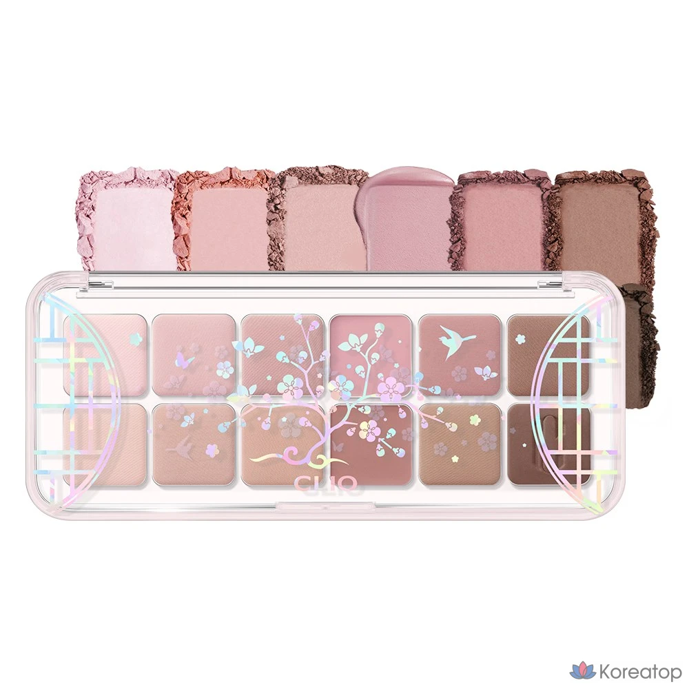 Палетка теней для век Clio Pro Eye Palette Air, оттенок 020 «Цветущая слива», 1 шт.