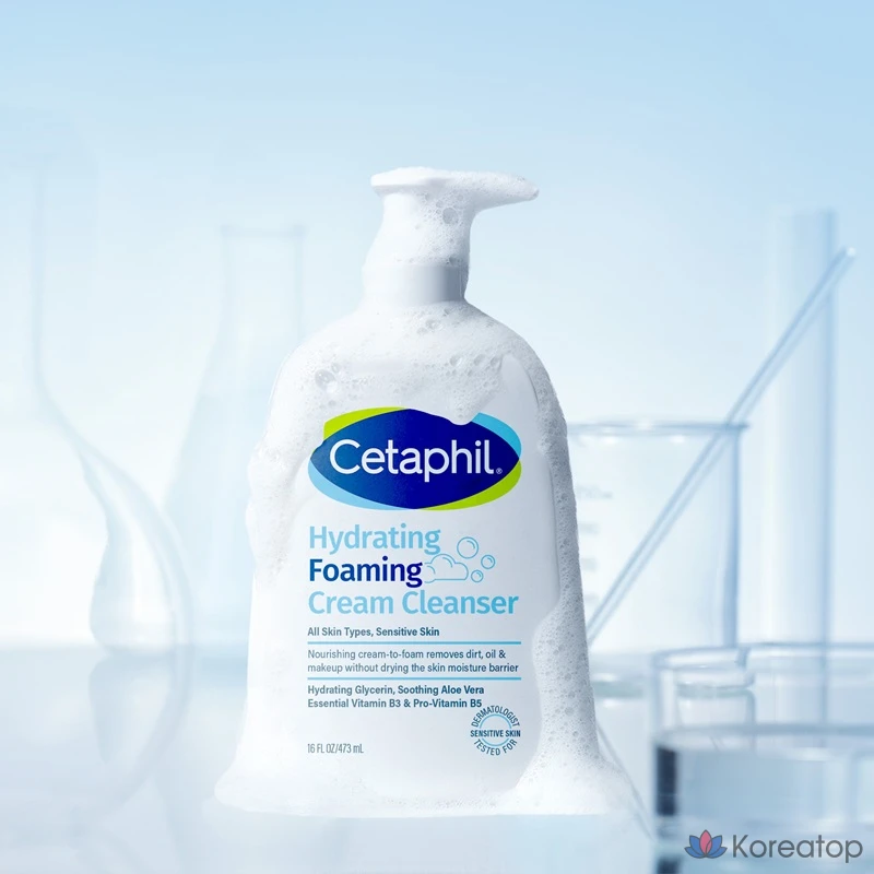 Увлажняющая пенка-крем для умывания Cetaphil, 473 мл, 1 шт.