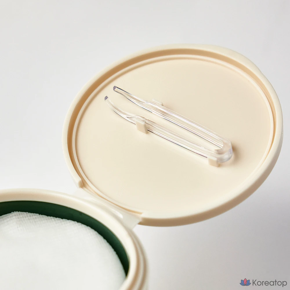 Прозрачные ватные диски EssenHerb с маслом чайного дерева, 160 г, 1 упаковка, 60 листов.