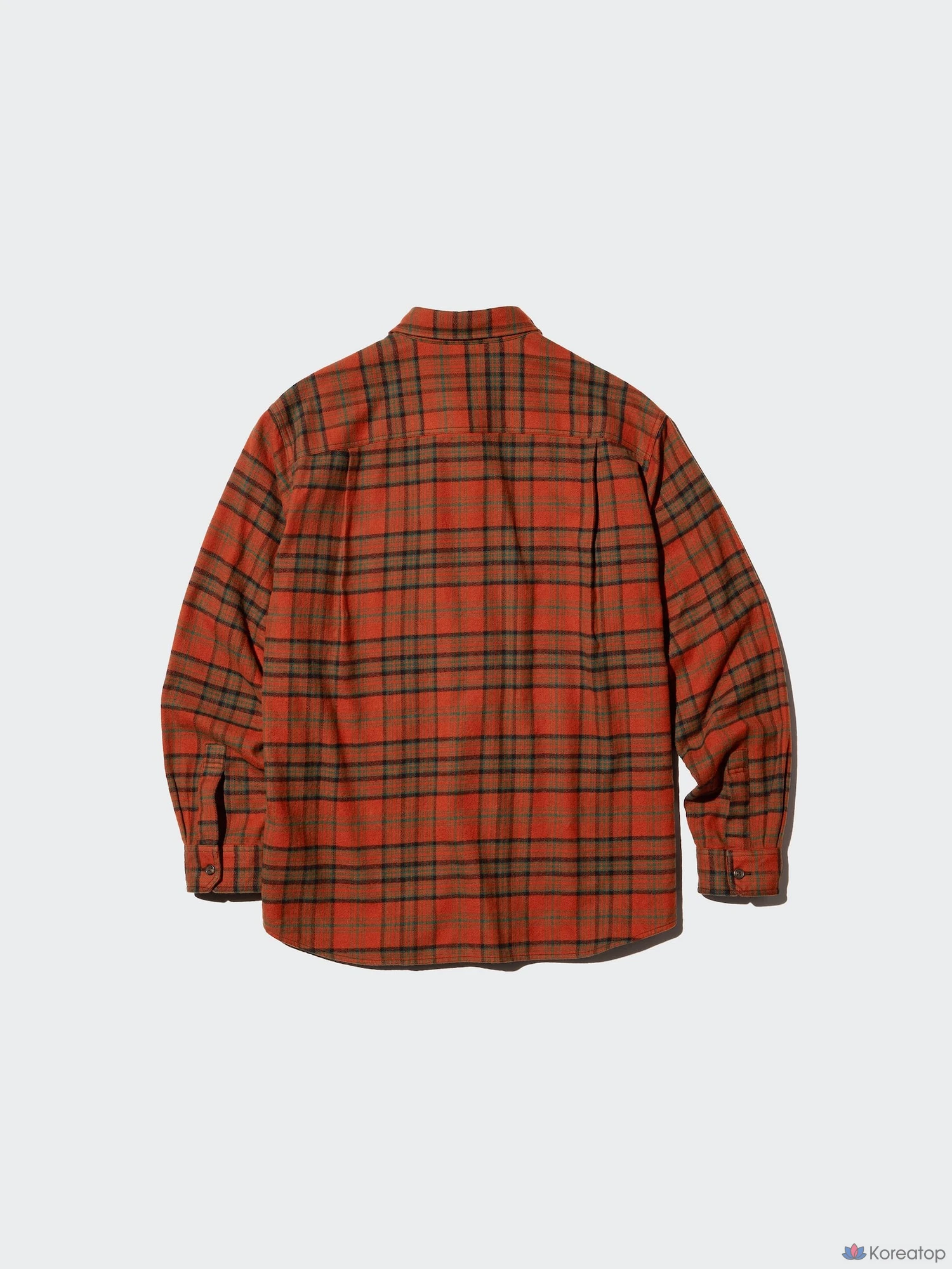 Рубашка фланелевая Uniqlo, тартан