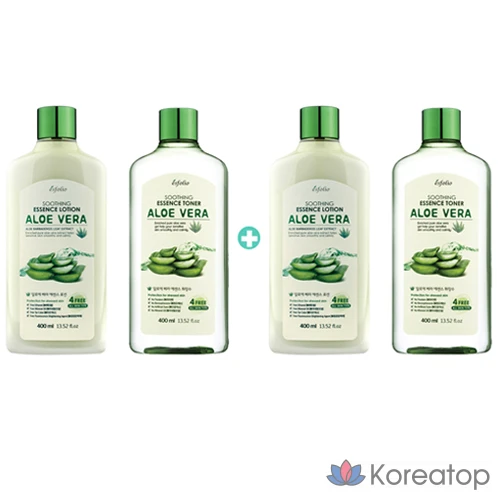 Esfolio Aloe Vera Soothing Essence Toner + Lotion, 2 комплекта