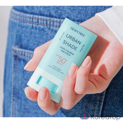 Успокаивающий солнцезащитный стик Dewytree Urban Shade Cool Calming Sun Stick SPF50+ PA++++, 20 г, 2 шт