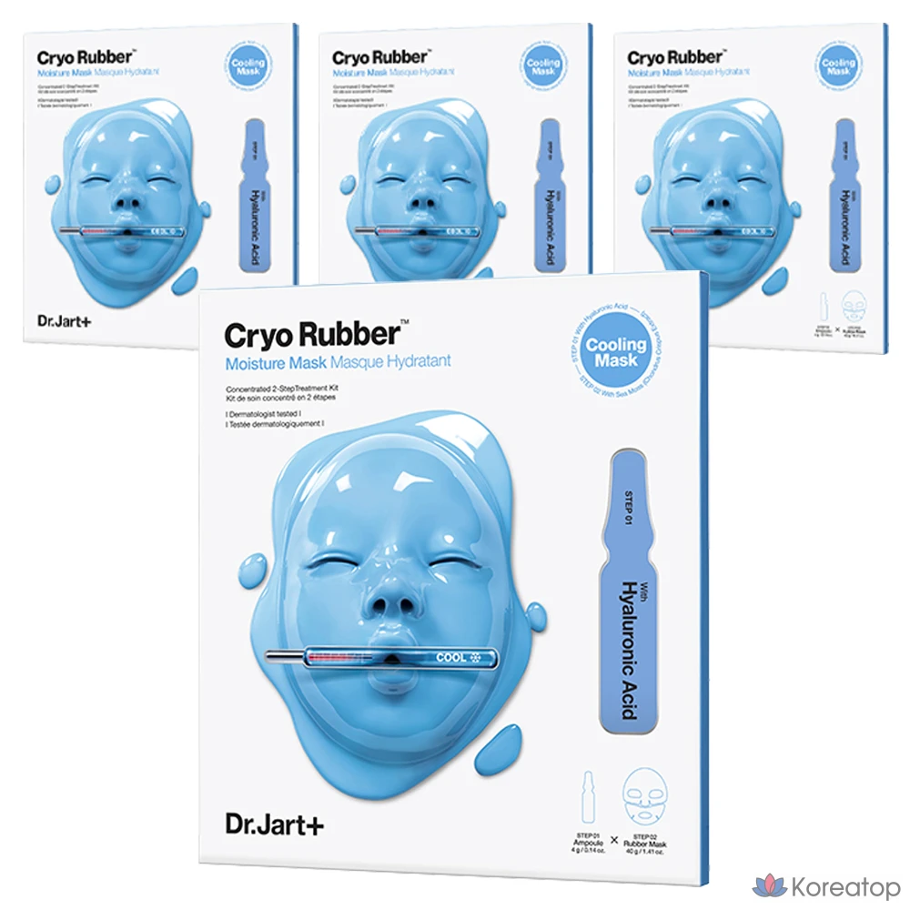 Увлажняющая маска Dr. Jart+ Cryo Lover, 1 упаковка, 4 упаковки