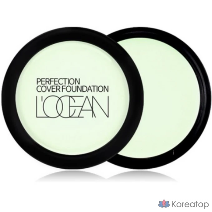 Тональный крем L'OCEAN Cover Foundation, оттенок Aqua Light Green (№ 20), 1 шт.