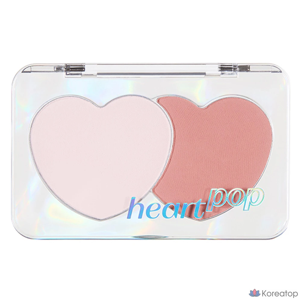 Румяна Etude House Heart Pop Duo 7,5 г, оттенок Envy Bloom Bloomer Petal, 1 шт.