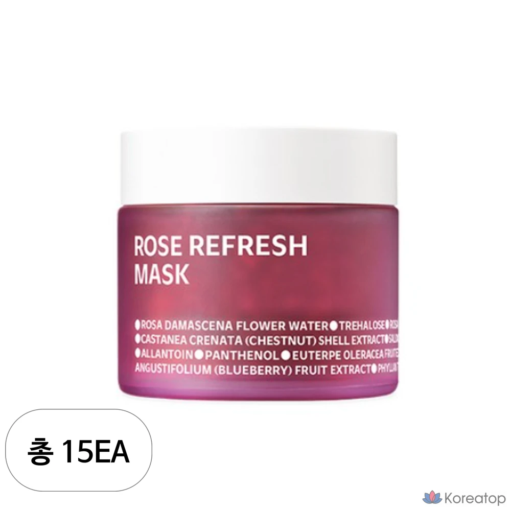 Маска для лица Isoi Rose Refresh Mask 80 г, 1 упаковка, 15 штук