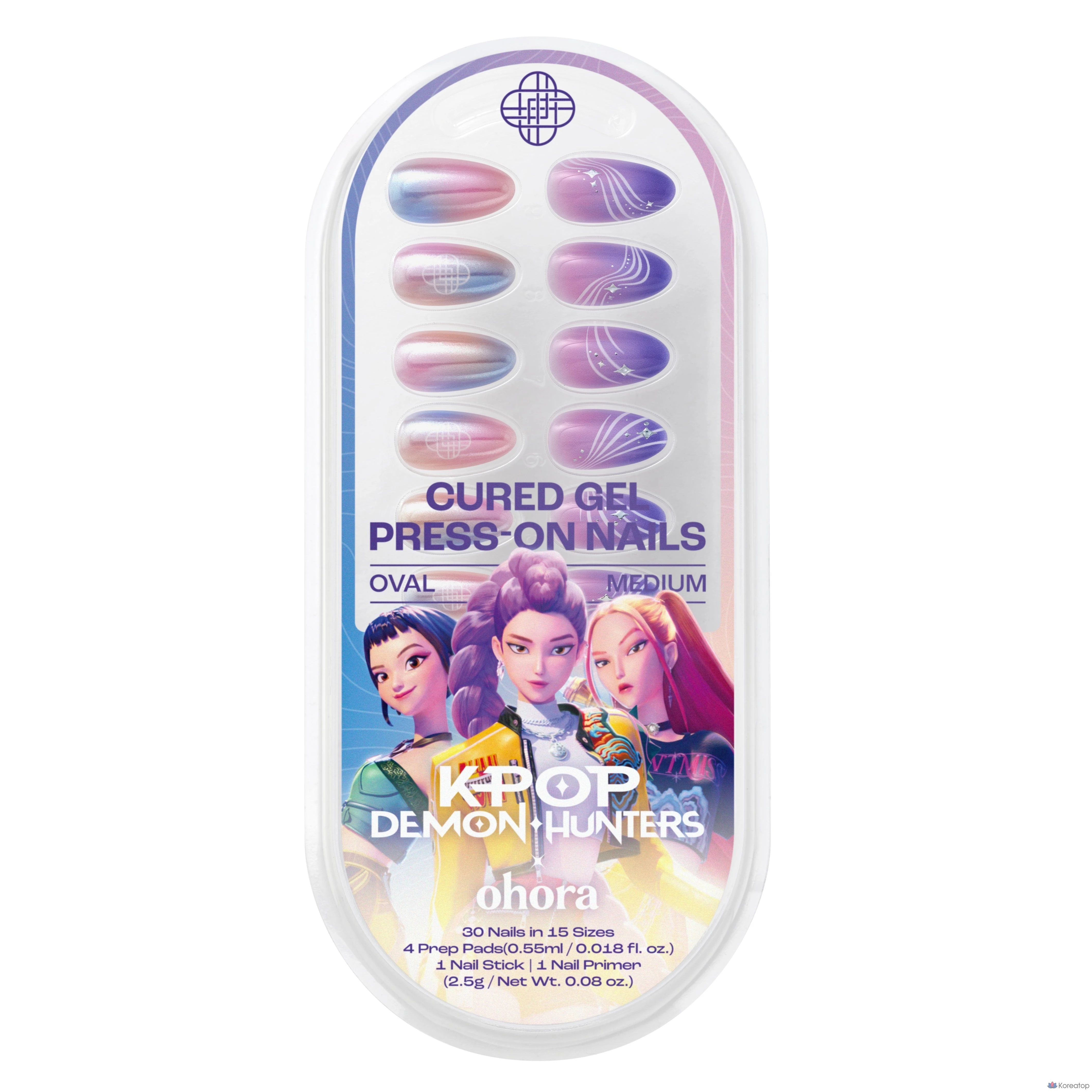 Гель-лак для ногтей Ohora Real Gel Tip, оттенок Aurora Halo, 1 шт.