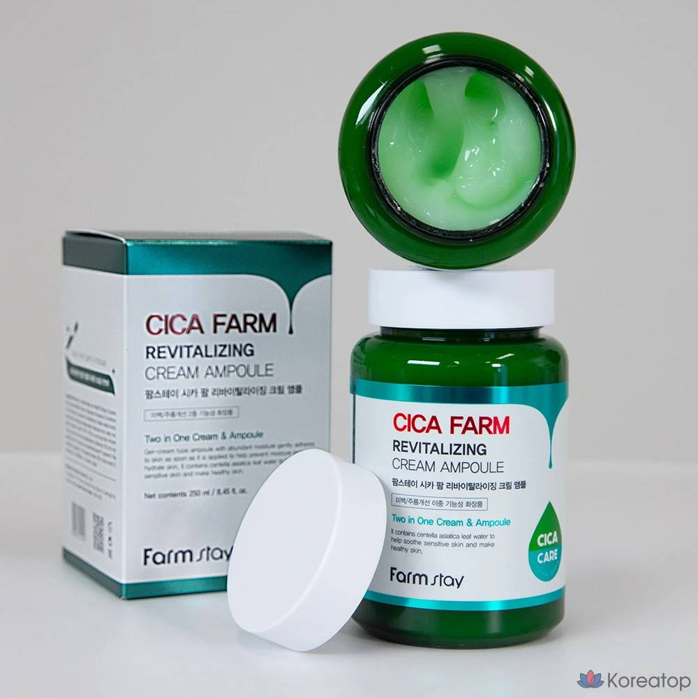 Крем-ампула FarmStay Cica Palm Revitalizing Cream, 250 мл, 1 шт.