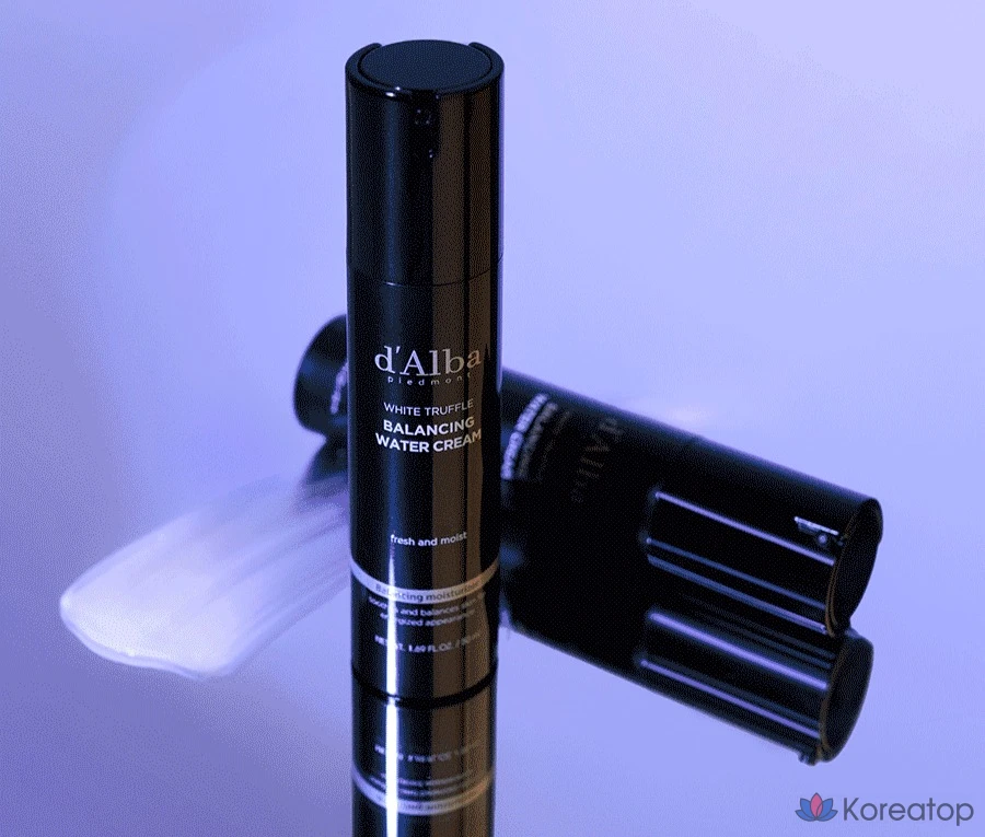 Набор D'alba All-in-One Men's Balancing Water Cream 50 мл (3 шт.) + пенка для умывания с низким уровнем раздражения 80 мл (1 комплект)