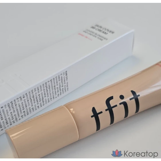BB-крем Tipit Skin Cover SPF50 для маскировки покраснений, татуировок и несовершенств кожи, водостойкий консилер, 01 Porcelain BC, 30 г, 1 шт.