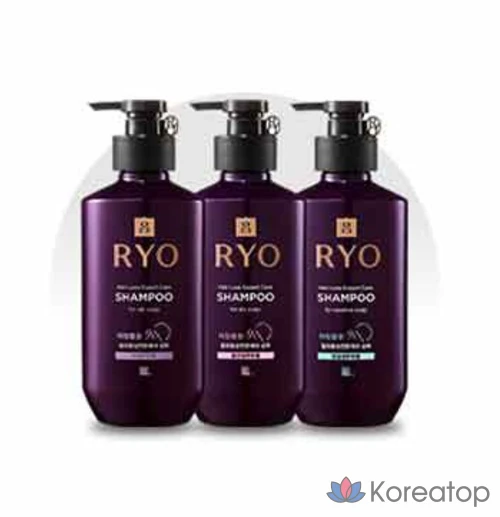 Шампунь Ryo Jayangyunmo 9EX для чувствительной кожи головы, 400 мл, 1 шт.