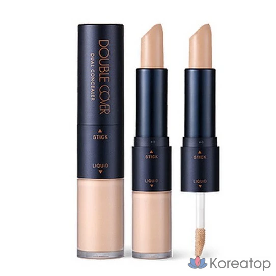 Консилер Tony Moly Double Cover Dual Concealer, 8 г, 03, натуральный бежевый цвет, 1 шт.