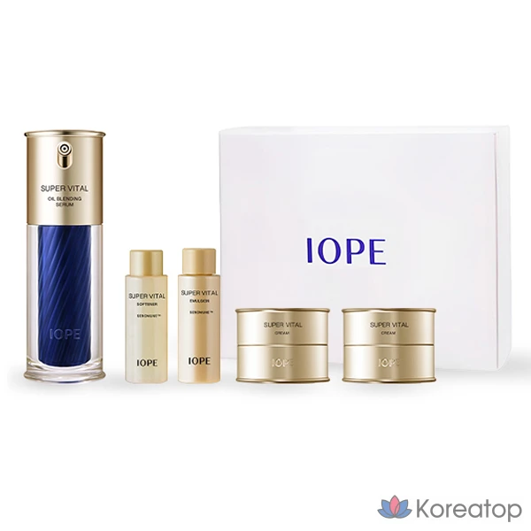 Набор из 5 масляных сывороток IOPE Super Vital Oil Blending Serum, 1 комплект.