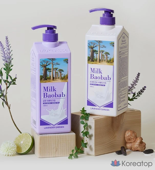 Шампунь Milk Baobab с ароматом лаванды, 1 л, 1 шт.