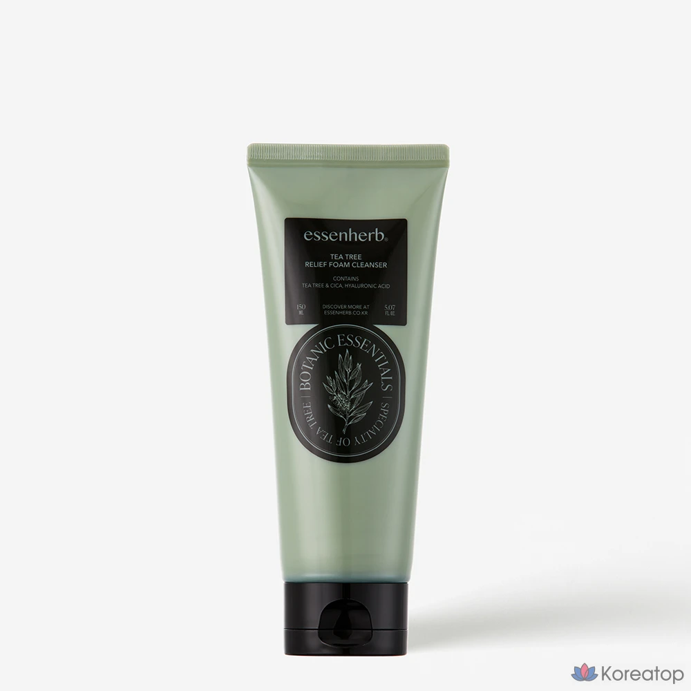 Пенка для умывания EssenHerb Tea Tree Relief Foam Cleanser, 150 мл, 1 шт.