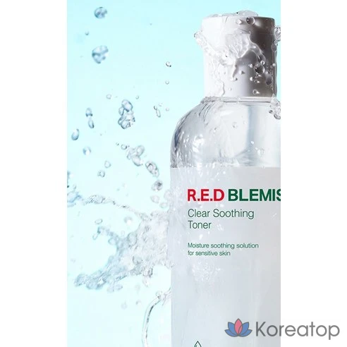 Успокаивающий тоник Dr. Ceuracle Red Blemish Clear, 500 мл, 1 шт., фото 7