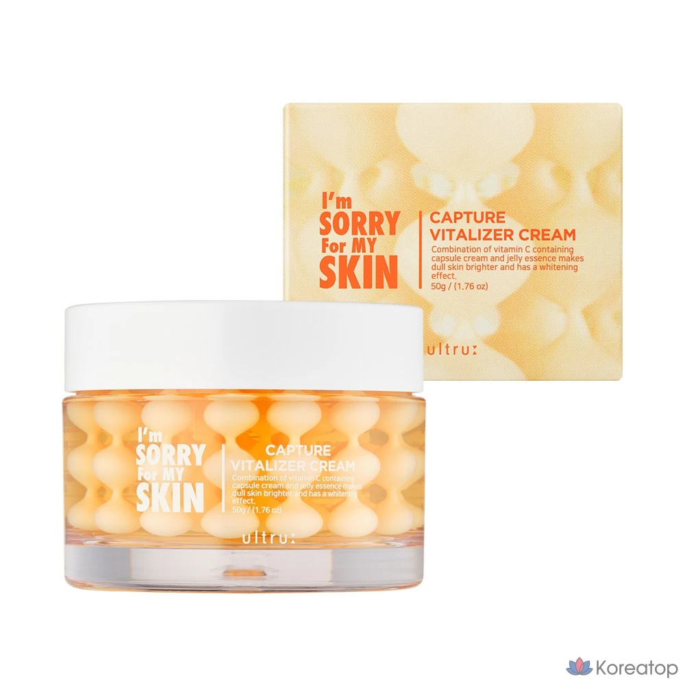 Крем I'm Sorry for My Skin Capture Vitalizer Cream с ниацинамидом, 50 г, 1 шт.