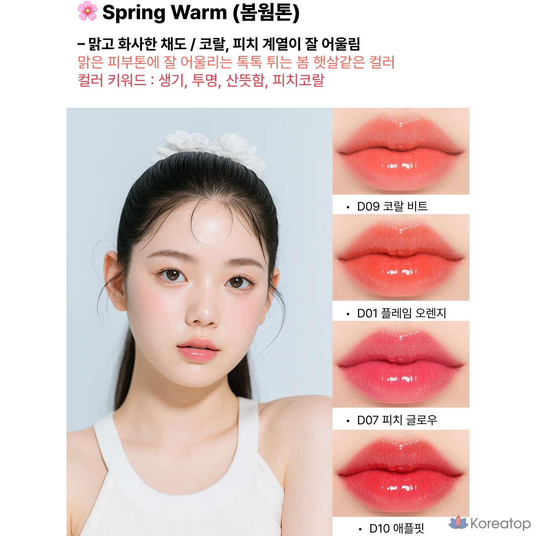 Бальзам для губ YNM Dodo Lip In Tune Performance Lip Score Lip Gloss Triple Care, оттенок D9 Coral Beat, 4 г, 1 шт., фото 7