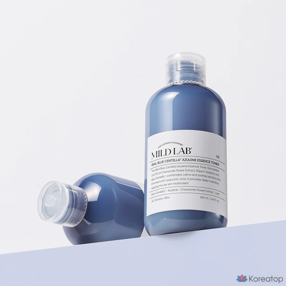 Тоник-эссенция Mild Lab Real Blue с центеллой и азуленом, 200 мл, 1 шт.