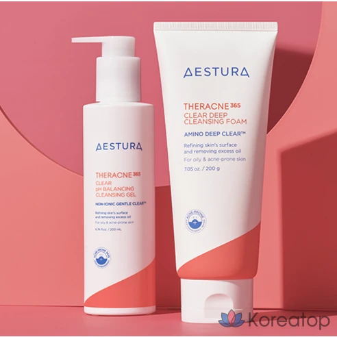 Очищающая пенка для проблемной кожи AESTURA Theracne 365