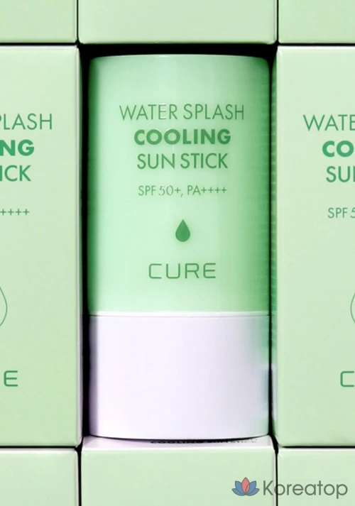 Солнцезащитный стик KIM JEONG MOON Aloe Cure Water Splash Cooling Sun Stick SPF50+ PA++++, 100 мл, 23 г, 1 шт.