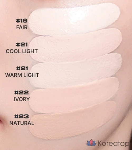 Кушон ABOUT TONE Skin Layer Fit Cushion Refill, оттенок 22 Ivory, 13 г, 1 шт., фото 7