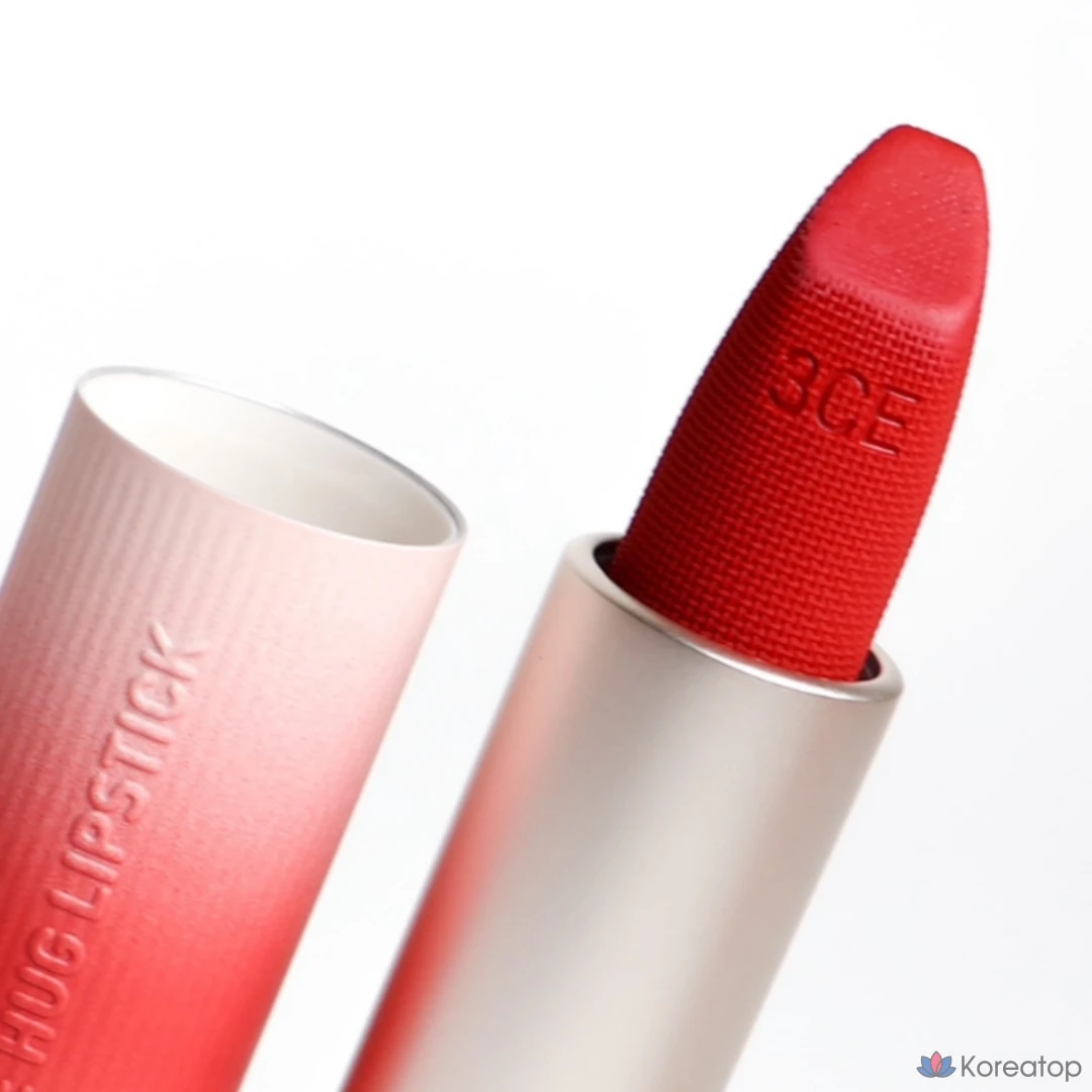 3CE Cashmere Hug Lipstick 3CE Cashmere Hug Lipstick 3CE Lipstick Cashmere Matte Creamy Color, 1 шт., 08. HUSH RED, фото 3