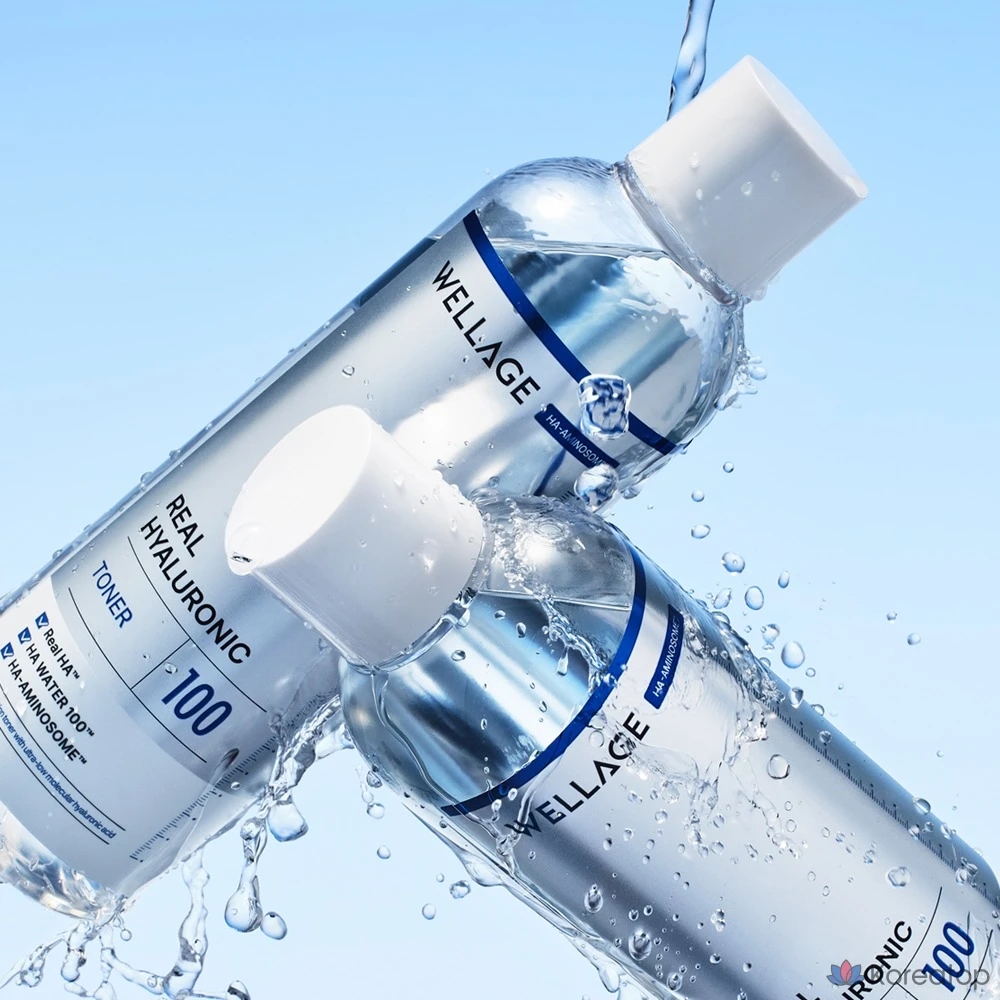 Тоник WELLAGE Real Hyaluronic 100, 200 мл, 1 шт.