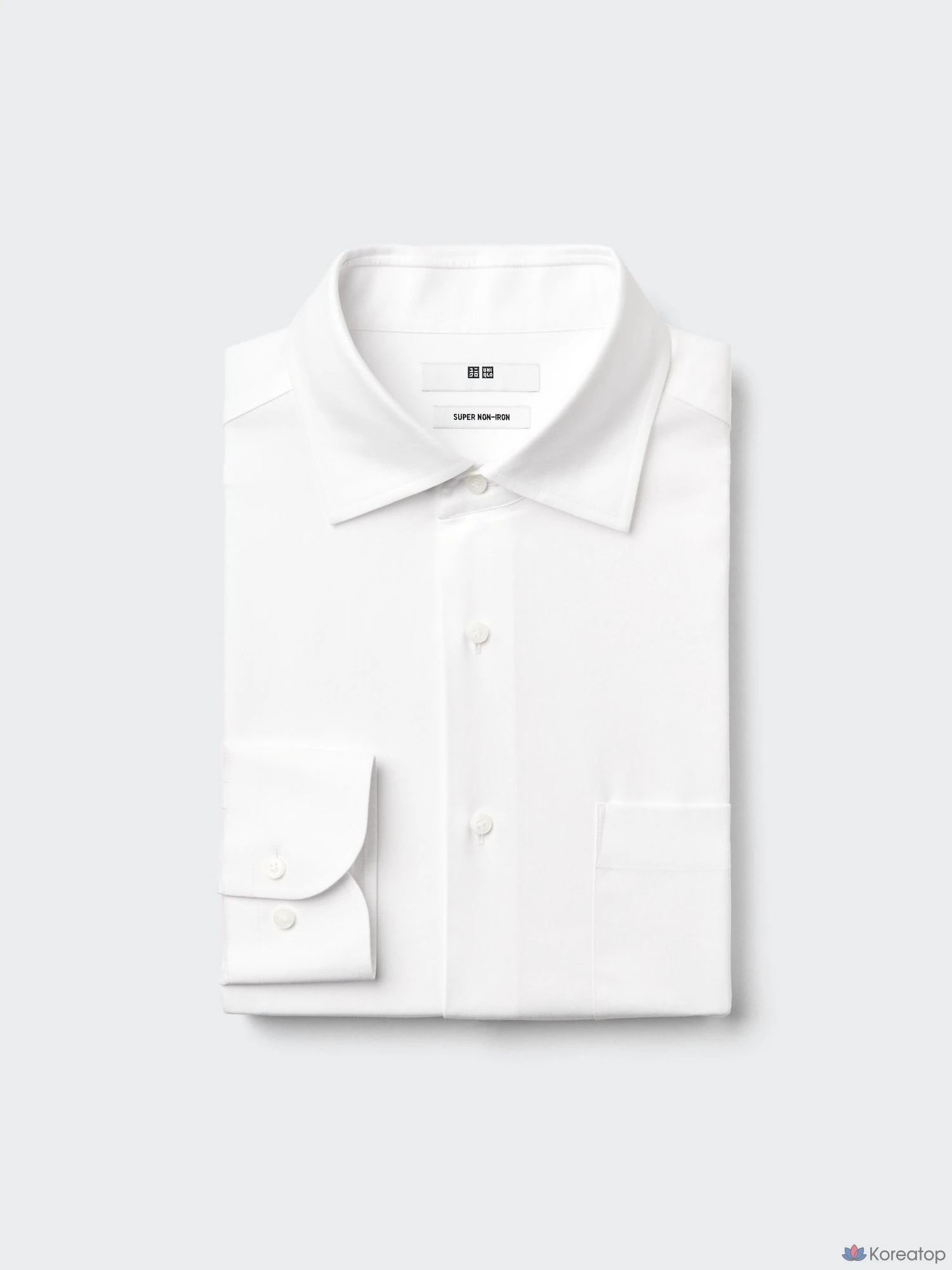 Рубашка Uniqlo Super Non-Iron Shirt (Semi Wide Collar)