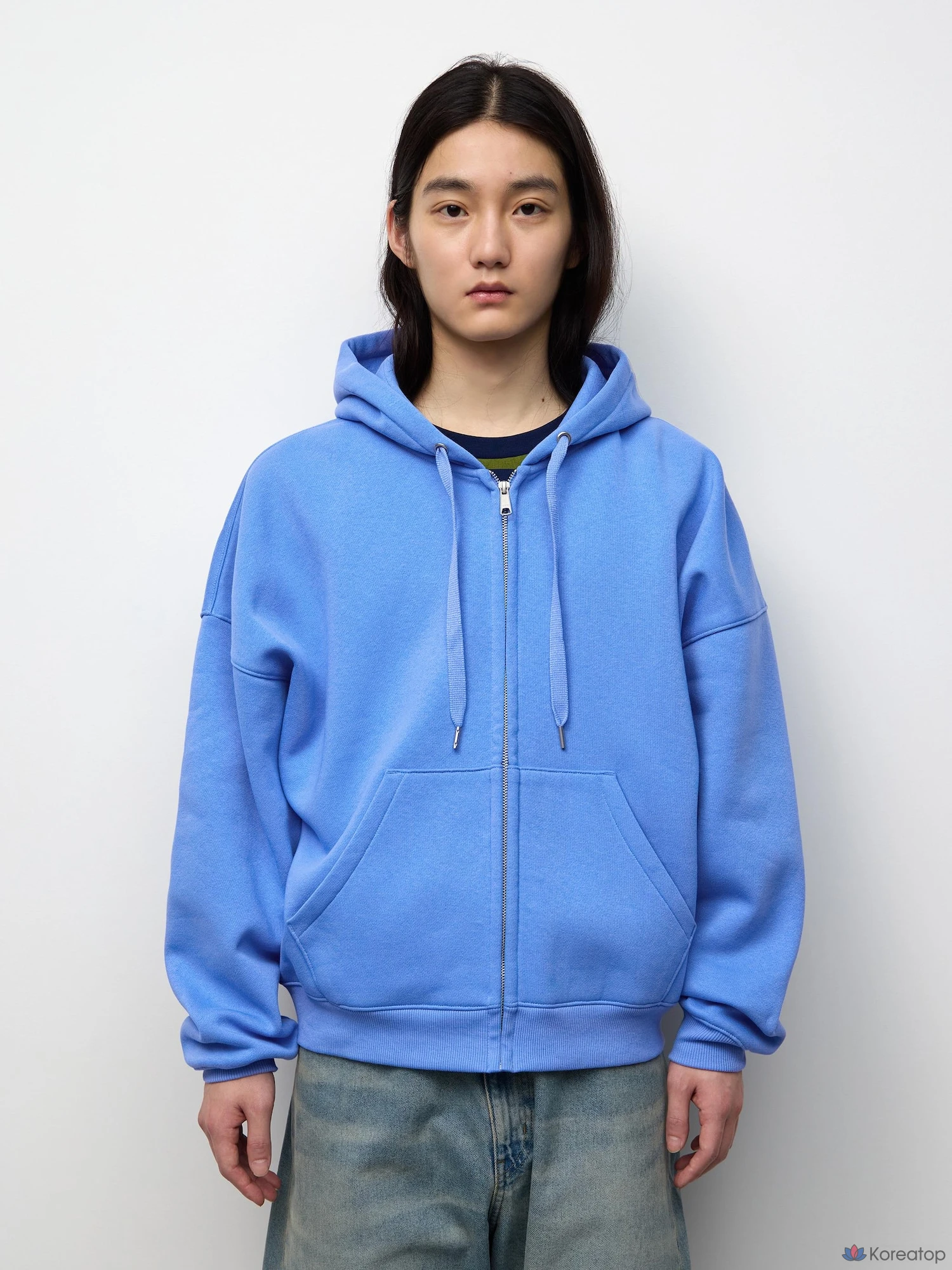 Худи на молнии Uniqlo Heavyweight Sweat Cocoon Full Zip Hoodie