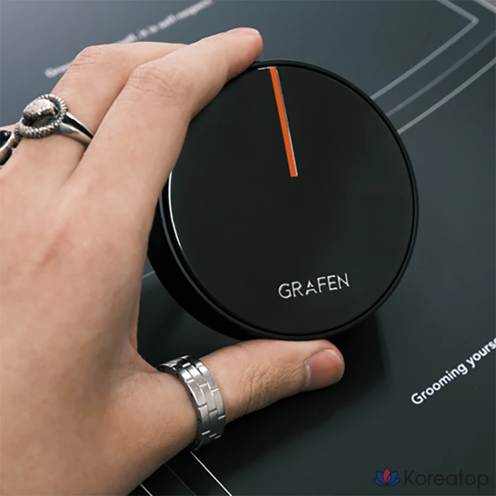 Тональный крем-кушон GRAFEN Men's Handsome Cover Cushion Face Makeup, 14 г, № 3, 1 шт., фото 3