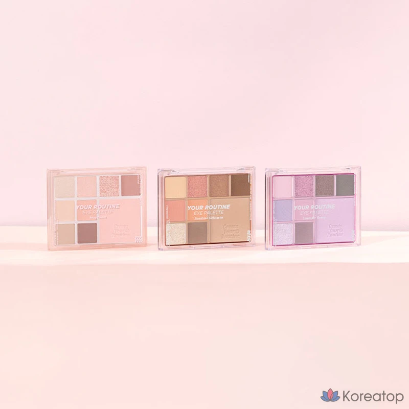 Палетка теней для век MERZY Your Routine Eye Palette, 12,2 г, Sunshine Silhouette, 1 шт., фото 6