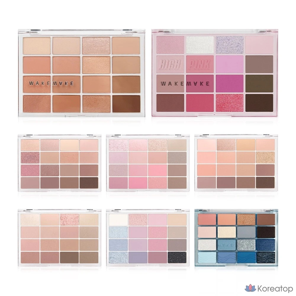 Палетка теней для век WAKEMAKE Soft Blurring Eye Palette, № 22 Mellow Autumn Blurring, 1 шт.
