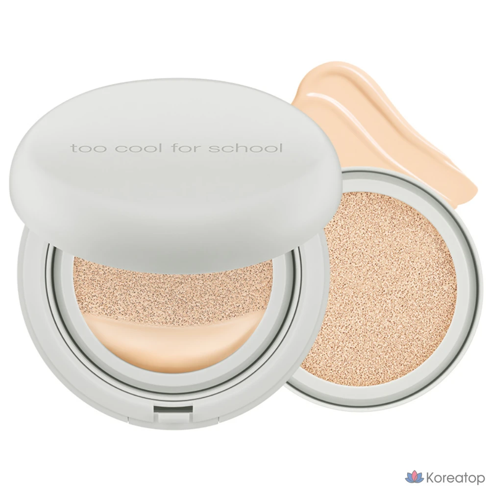 Подушечка для фиксации макияжа Too cool for school Art Class Studio De Tangt, основной продукт 12 г, сменный блок 12 г, № 1, фарфор, 1 шт.