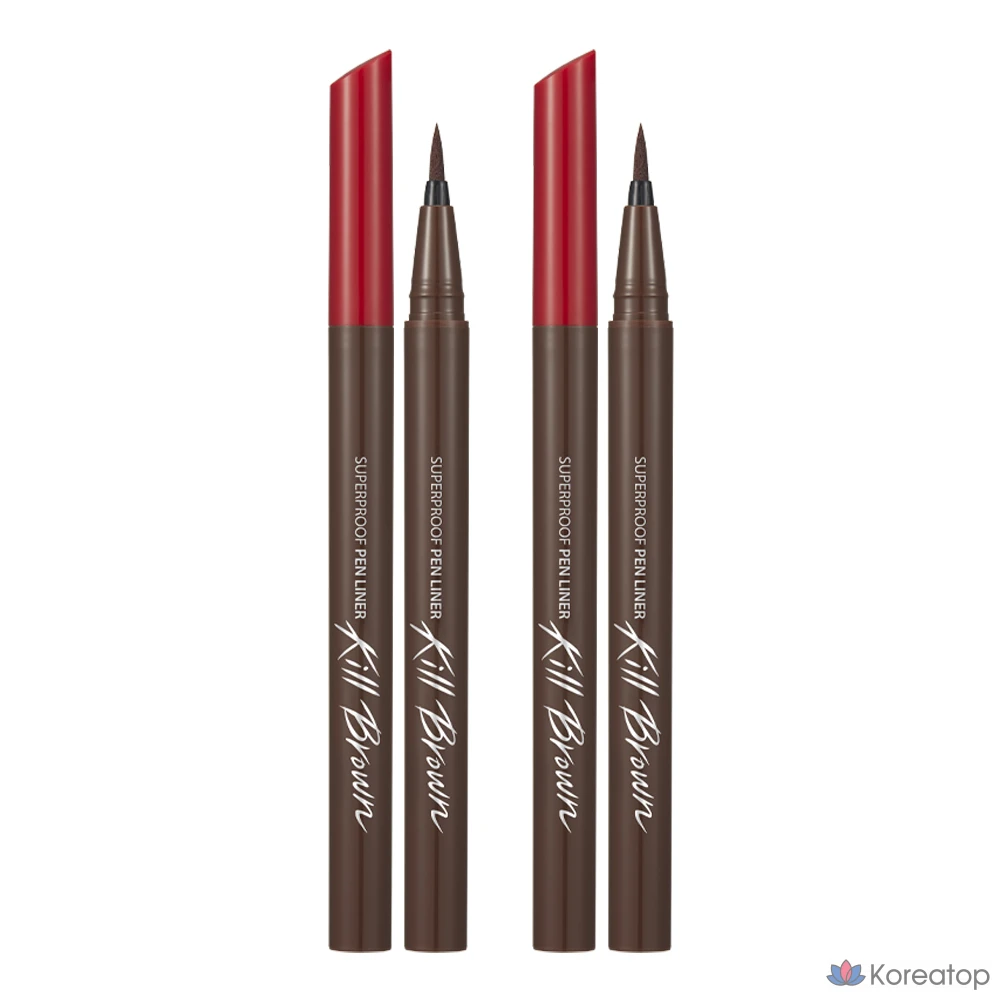 Подводка для глаз Clio Superproof Pen Liner, 03 Cacao Brown 1 шт., 03 Cacao Brown 1 шт., 1 шт.